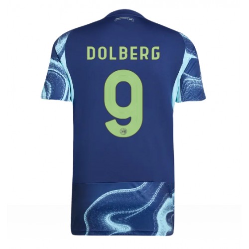 Ajax Kasper Dolberg #9 Seconda Maglia 2025-26 Manica Corta Ajax Kasper Dolberg #9 Seconda Maglia 2025-26 Manica Corta